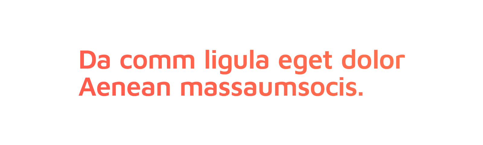 Font Characteristics C