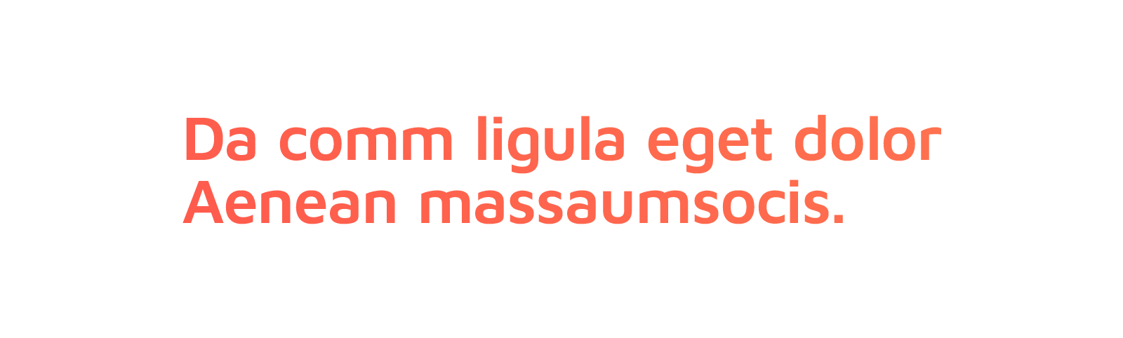 Font Characteristics C
