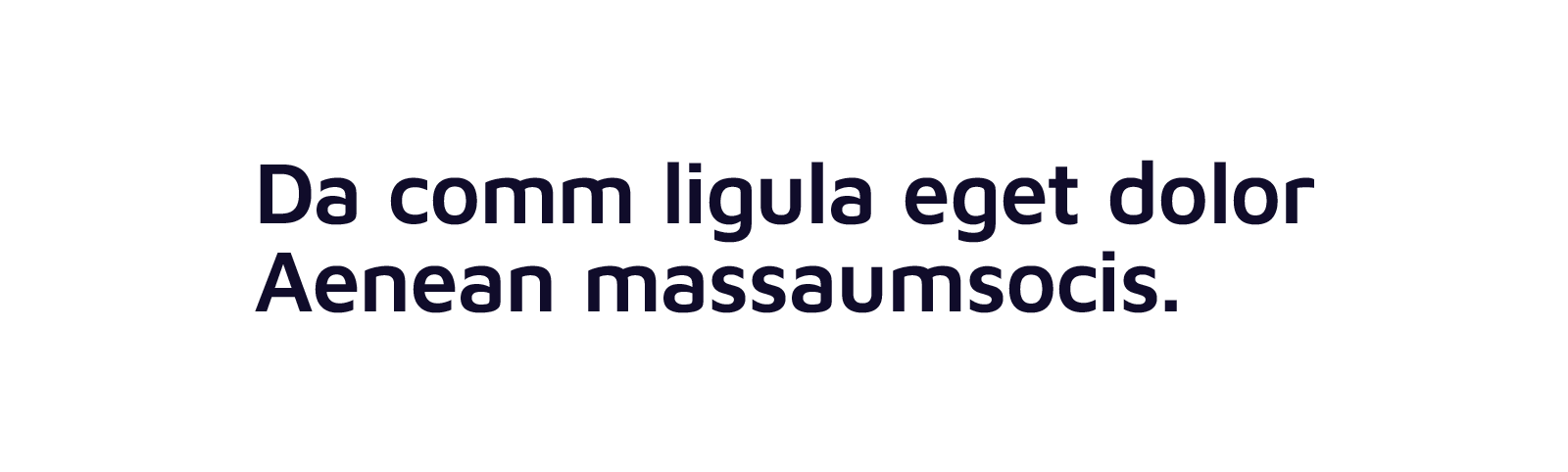 Font Characteristics B