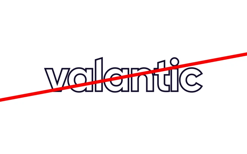 valantic Logo | valantic Logo in outline font not allowed